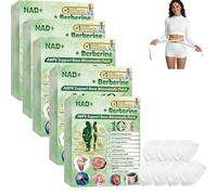 Moringa X Berberine Nad Patches, 2026 New Natural 10-in-1 Advanced Nano Microneedle Patch,Suitable for Women and Men, All Skin Types (5Box)