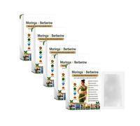 Moringa x Berberine Patch 10 in 1, Nano Microneedle Slimming Patch, Natural Ingredients, Easy to Apply, Invisible Under Clothes, Ideal for Men and Women