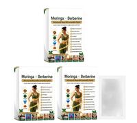 Moringa x Berberine Patch 10 in 1, Nano Microneedle Slimming Patch, Natural Ingredients, Easy to Apply, Invisible Under Clothes, Ideal for Men and Women