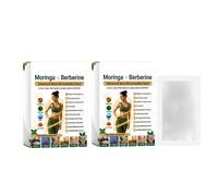 Moringa x Berberine Patch 10 in 1, Nano Microneedle Slimming Patch, Natural Ingredients, Easy to Apply, Invisible Under Clothes, Ideal for Men and Women