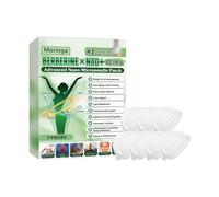 Moringa x Xiaoliansu 10-in-1 Slimming Patches, Nano-Micro-Needle Slimming Patches, Natural Ingredients, Flat Stomach, Firming Skin, Easy to Apply, Invisible Bra, Suitable for Men