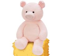 MorisMos 60 cm Large Pig Stuffed Animal Plush Pig Pink Stuffed Piggy Toy for Girls, Cute Piglet Plush Farm Animals Party Decorations Kids Christmas Valentine's Day Gifts