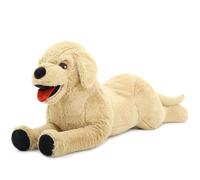 MorisMos Dog Stuffed Animals Large, 75 cm Golden Retriever Teddy Plush Toys, Cuddly Soft Toy Puppy Gift for Kids Girlfriend Birthday Valentines Deco