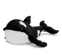 MorisMos Giant Orca Teddy Stuffed Animal Toy,80 cm Black Kawaii Orca Plush Cuddly,Presents for Girls Boys Girlfriend Kids Birthday Party Decoration