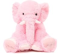MorisMos Pink Elephant Teddy for Girls, Kawaii Elephant Plush Stuffed Animal Cuddly Toy Soft, Cute Presents for Kids Girlfriend Daughter Women Valentines Day Birthday Party Decorations (50cm)