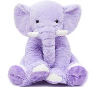 MorisMos Purple Elephant Teddy Bear for Girlfriend, Fluffy Cuddly Elephant Plush Stuffed Animal Soft Toy, Kawaii Presents for Girls Kids Daughter Women Valentines Day Birthday Party Decorations 50cm