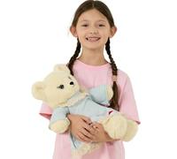 MorisMos White Teddy Bear Stuffed Animal Doll with Removable Dress Clothes Outfit, 40cm Large Polar Bear Stuffed Animal Toy for Kid Girl Boy, Plush Teddy Dress Up Doll Gift for Christmas Birthdy Decor