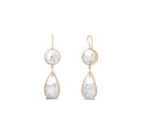 Moritz Glik 18K rose gold diamond and sapphire Shaker Double Drop earrings - Pink One Size