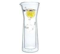 Moritz & Moritz Glass Water Carafe 690 ml - Double-Walled Glass Carafe 690 ml - Carafe Glass for Water, Tea, Juices and Coffee