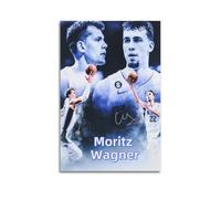 Moritz Wagner Basketball Star Art Poster Cool Artworks Painting Wall Pictures Canvas Prints Wall Art Home Decoration 16 x 24 Inches (40 x 60 cm)