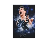 Moritz Wagner Basketball Star Art Posters Art Painting Canvas Home Decor Bedroom Modern Decorations 24 x 36 Inch (60 x 90 cm)
