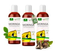MoriVeda Moringa Oil Basic 300ml I Pressed from Oleifera Seeds and pods I for Skin Care, Hair Care, Wound Care, Anti-Aging Behen Oil (3x100)