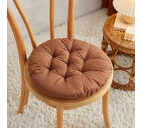 Morkite Garden Chair Cushions Pack of 4 Round Cushions Seat Cushions for Terrace Chairs Kitchen Patio Balcony Living Room, 40 x 40 cm for Indoor or Outdoor Decoration