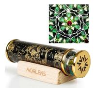 Morlenscope 12 Constellations Libra Mini Kaleidoscope for Adults,Green Ghost Crystals and Healing Stones Handcraft Kaleidoscope,Anniversary Birthday Christmas Thanks Giving New Year Present Gift