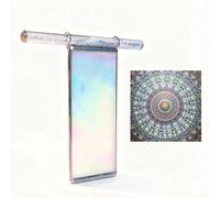 Morlenscope 6" Seashell Kaleidoscope For Adults-With 2 Pieces 6" Glitter Wand,Handmade Tiffany Stained Glass Adult Kaleidoscope,Classy Gift Box,Special Birthday Gift,Anniversary Wedding Gift (white)