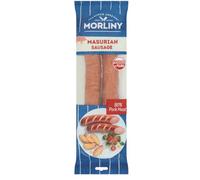 MORLINY Masurian Sausage, Premium Polish Pork Meat, 80% Meat Content, Produced in Poland, 520 g