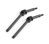 MORLORDY 2Pcs RC Carbon Steel Front Axle Shaft +4mm/ +8mm Extended Steering CVD Set for 1/24 RC Crawler Car SCX24 Deadbolt JLU C10 Gladiator Bronco Upgrades Parts (+ 4mm)