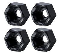 MORLORDY 5mm to 7mm RC Wheel Hex Hubs Adapter Combiner for 1/10 WPL D12 D42 | C74-1 Suzuki Jimny and 1/12 MN82 MN78 1/24 SCX24 RC Car Truck Upgrade Parts, Aluminum Alloy - Pack of 4