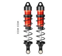 MORLORDY RC Shock Absorbers 2Pcs 115mm RC Front Shocks Damper for 1/8 Arrma 6S Kraton Typhon Outcast Notorious Redcat ZD,FS Racing,Team Losi Racing,HSP DHK HPI RC Truck Buggy (Black Red)