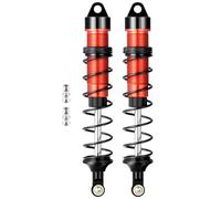 MORLORDY RC Shock Absorbers 2Pcs 133mm RC Rear Shocks Damper for 1/8 Arrma 6S Kraton Typhon Outcast Notorious Redcat ZD,FS Racing,Team Losi Racing,HSP DHK HPI RC Truck Buggy (Black Red)