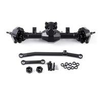 MORLORDY SCX24 Axles Aluminum Stock/Extended Front&Rear Complete Axles Set for 1/24 Axial SCX24 Gladiator JLU C10 Deadbolt Base Camp Power Wagon Upgrade Parts (+4MM - Front Axle)