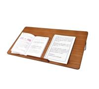 MORLU Study Bench, Tilt, Tablet, Ergonomic, 6 Levels of Angle Adjustment, 2 Layers, Book Stand, Improves Posture, Prevents Slouching, iPad, Laptop, Tablet, Drawing, Study Tool, Writing Stand, Bamboo