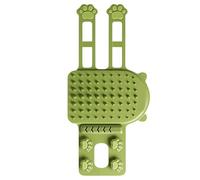 MORM SILICONE BRISTLE Pet Grooming Fishing | Furniture Friendly Cat Massager with Detachable Strap and Corner Mounting Option for Scratches for Frames