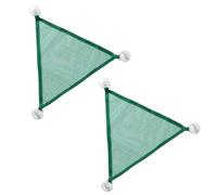Mormchlots 2Pcs Small Green Breathable Reptile Hammocks,Geckos Hammock Lizard Hammock Accessories,Suitable Hammocks for Geckos, Snakes, Iguanas, Anoles, Chameleon (Green, Small)