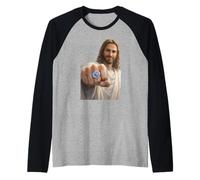Mormon Choose The Right Jesus CTR Ring Art Raglan Baseball Tee