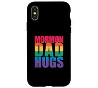 MORMON DAD HUGS LGBT Gay Pride Meme Case for iPhone X/XS