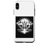 Mormon Temple Mountain Utah Faith Landmark Religious Art Case for iPhone XS Max