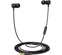 MORMOQUE EP-06 Wired Earbuds in-Ear Earphones,Build-in Microphone Noise Isolating Headphones,3.5mm Jack 4.9ft Long Cord Ear Buds,HD Bass Audio,with 6 Ear Tips,for Smartphones/Laptop/Computer Etc-Black