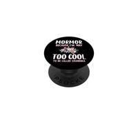 Mormor Because I'm Too Cool Be Called Grandma Floral Flower PopSockets Adhesive PopGrip