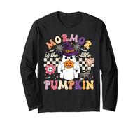 Mormor of The Little Pumpkin Halloween Spooky Ghost Long Sleeve T-Shirt