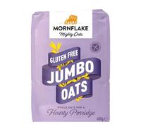 Mornflake - 6x 600g Gluten Free Jumbo Oats 100% Wholegrain High Fibre Porridge, Natural Source of Protein, Zinc & Manganese, Perfect For Breakfast Porridge, OvernightOats & Granola