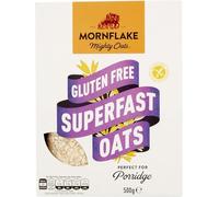 Mornflake - 6x 600g Gluten Free Superfast Oats 100% Wholegrain High Fibre Porridge, Natural Source of Protein, Zinc & Manganese, Perfect For Breakfast Porridge, OvernightOats & Granola