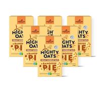 Mornflake - Banoffee Pie Creamy Superfast Oats 6x 450g Natural Ingredients High Fibre Porridge With Real Banana Pieces, Caramel Chunks & British Wholegrain Oat, 2 Min Breakfast Cereal