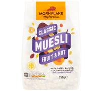 Mornflake Mighty Oats Classic Muesli Fruit & Nut 750g x 12