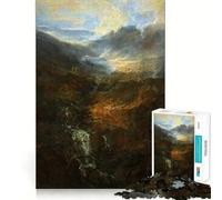 Morning Amongst The Coniston Fells for Adults 1000 Piece Jigsaw Puzzle Serene Game Perfect Connection Pattern Build Birthday Surprise (50x75cm)
