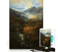 Morning Amongst The Coniston Fells Jigsaw 1000 Pieces for Teenagers Brain Exercise DownTime Game Real Challenge Birthday Present (38x52cm)