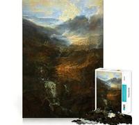 Morning Amongst The Coniston Fells Jigsaw Puzzles for Adults1000 Piece Logic Skill Precise Connection Family Bond Home Decor (38x26cm)