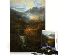 Morning Amongst The Coniston Fells Jigsaw Puzzles for Adults1000 Piece Logic Skill Precise Connection Family Bond Home Decor (38x26cm)