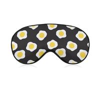 Morning Breakfast Fried Eggs Sleep Eye Mask Sleeping Light Blocking Cover Night Blindfold for Travel Nap
