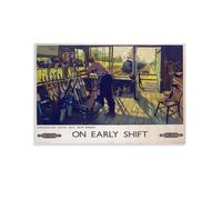 Morning British Railways 1948 Poster Decorative Painting Canvas Wall Posters And Art Picture Print Modern Family Bedroom Decor Posters 16x24inch(40x60cm)