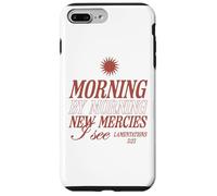 Morning by Morning New Mercies I See Christian Bible Verse Case for iPhone 7 Plus/8 Plus