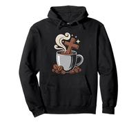 Morning Coffee Bible Devotional Christian Quiet Time Routine Pullover Hoodie