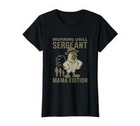 Morning Drill Sergeant Mama Edition Family Rooster T-Shirt