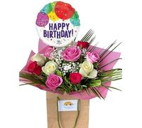 Morning Flowers Heaven Roses Profusion Bouquet Birthday Balloon