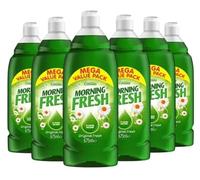 Morning Fresh Original Fresh Dishwashing Liquid with Sparklex, 675ml, 6 Pack