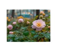 Morning Garden Horizontal Wooden Puzzle 500 Pcs Develop Hands-on Skills for Relax and Parent-Child Interaction